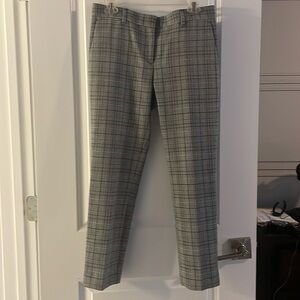 Black and white houndstooth dress pants.